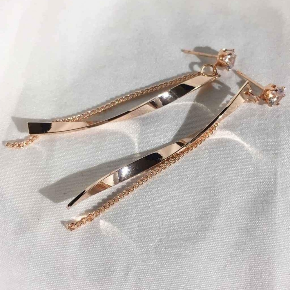 ⚡️BOGO 50% Off⚡️ Two lines drop earrings